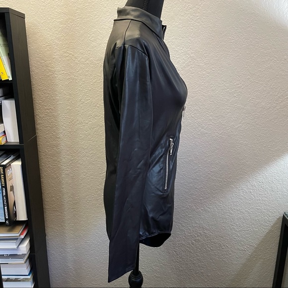 NWT Frederick’s of Hollywood Bree Long Sleeve Bodysuit (Black, L/XL) - Picture 6 of 15